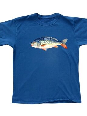 GildanBlue Fish Graphic Tee